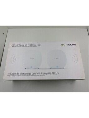 TELUS Boost Wi-Fi Range Extender Boosters Set Of 2 Brand New